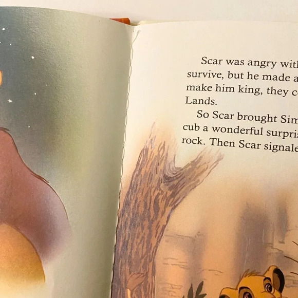 Vintage 1994 The Lion King  A Big Golden Book by Justine Korman - Picture 13 of 15